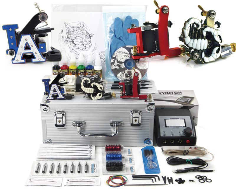 Apprentice Tattoo Kit 2 - Apprentice Tattoo Kit with Case - Tattoo Kits -  Worldwide Tattoo Supply