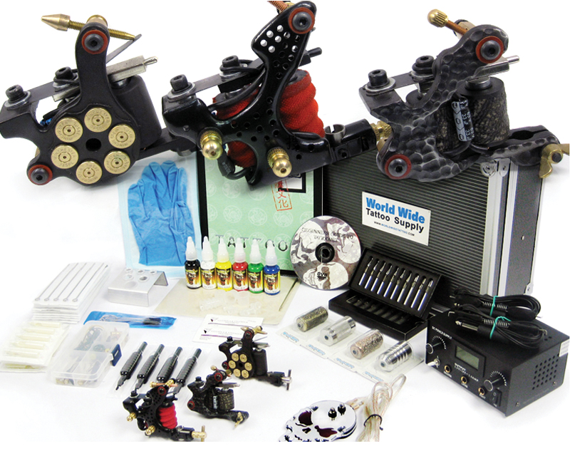 Rotary Tattoo Kit #2 - Apprentice Tattoo Kit with Case - Tattoo Kits -  Worldwide Tattoo Supply