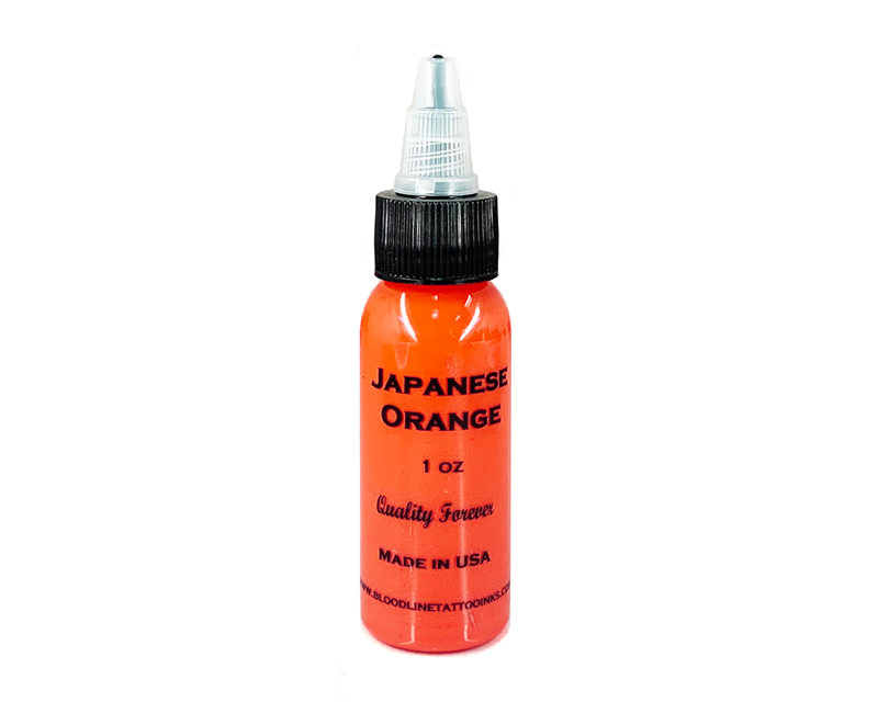 Japanese Orange - Bloodline Ink - Tattoo Inks - Worldwide Tattoo Supply