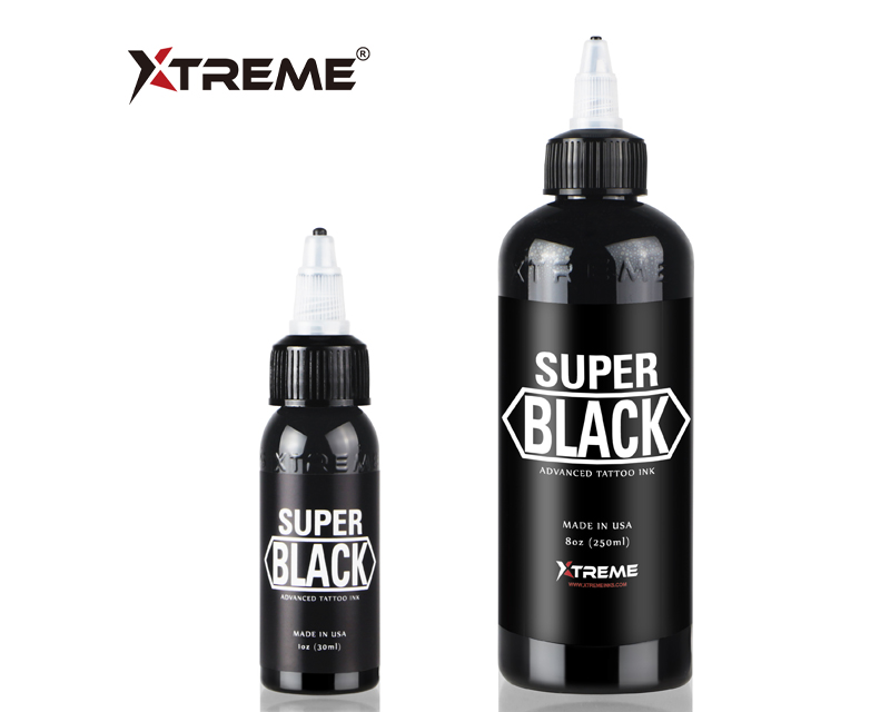 Super Black - Xtreme Ink - Tattoo Inks - Worldwide Tattoo Supply