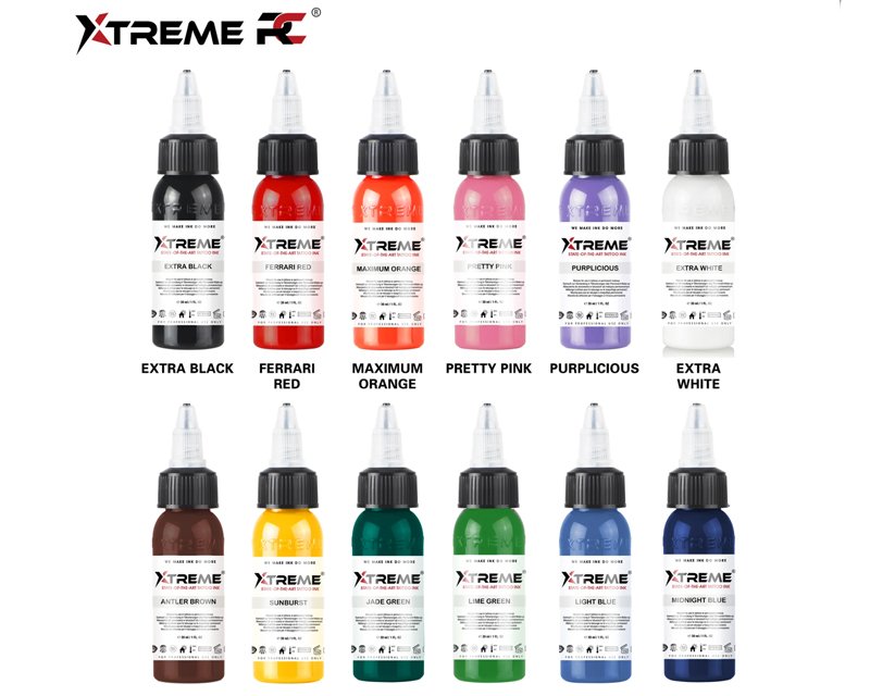 Tinta Para Tatuar 1oz Colores Pigmento Tattoo Tatuajes Extreme